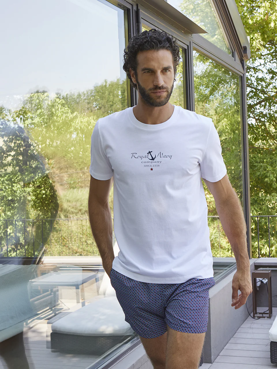T-shirt in pure cotton jersey