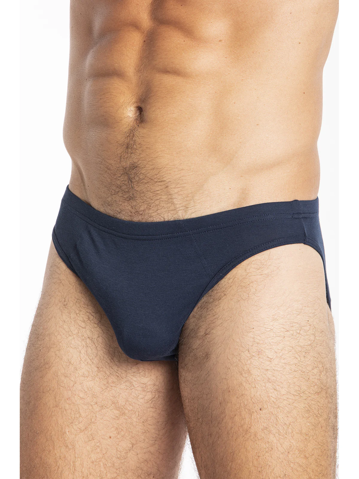 Modern And Comfortable Stretch Cotton Jersey Briefs – BLUE
