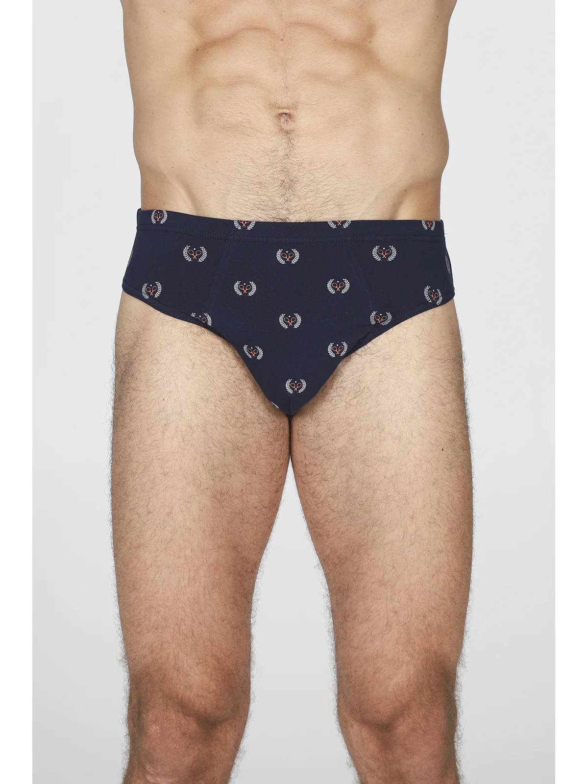 Cotton Elastane Jersey Briefs With Print, Bipack Packaging