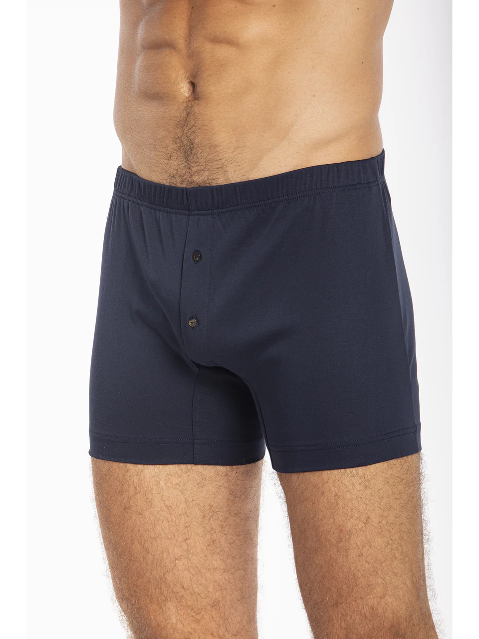 Boxer briefs in pure cotton interlock “double knit”