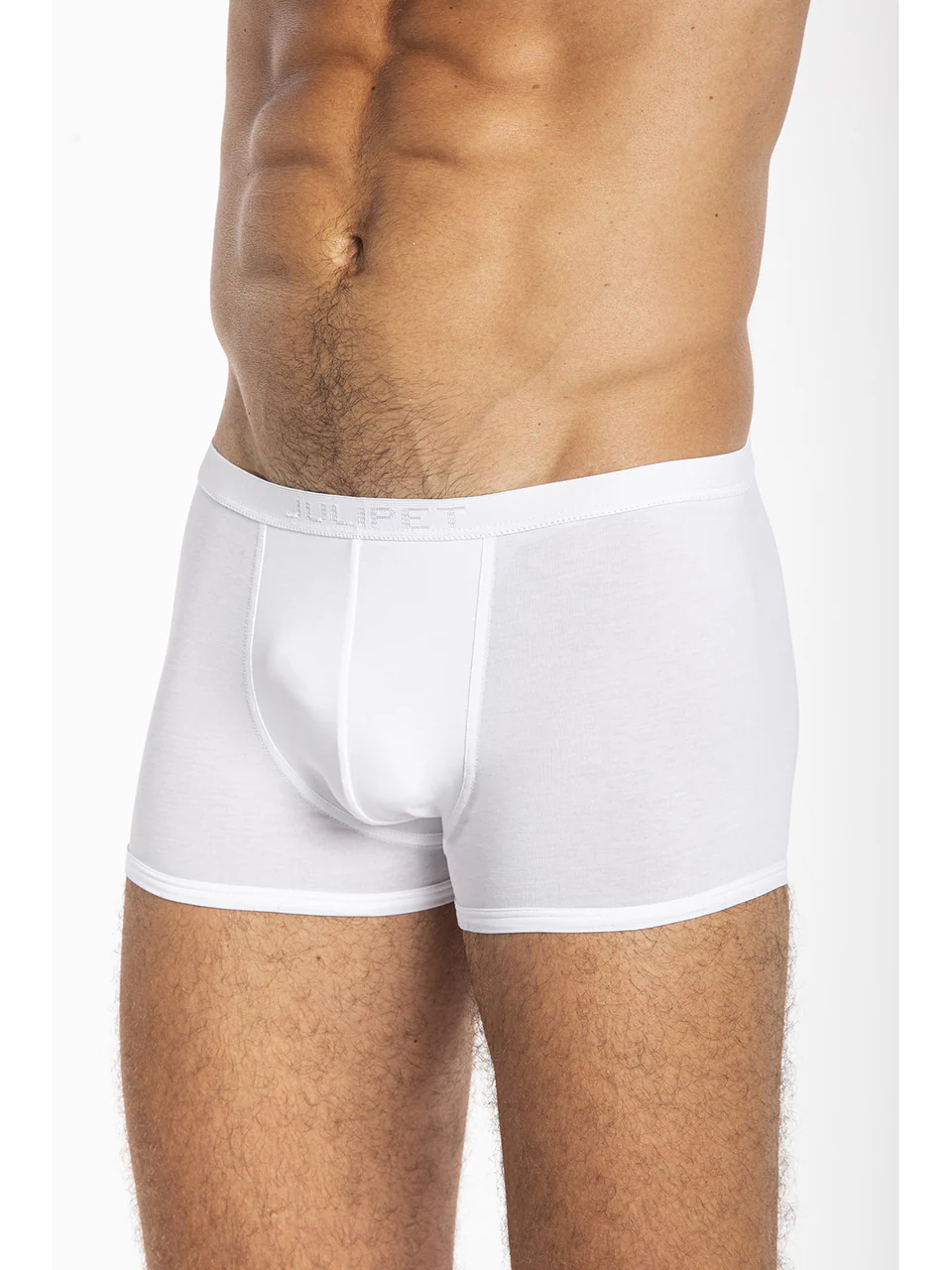 Ergonomic cut boxer briefs, second skin effect