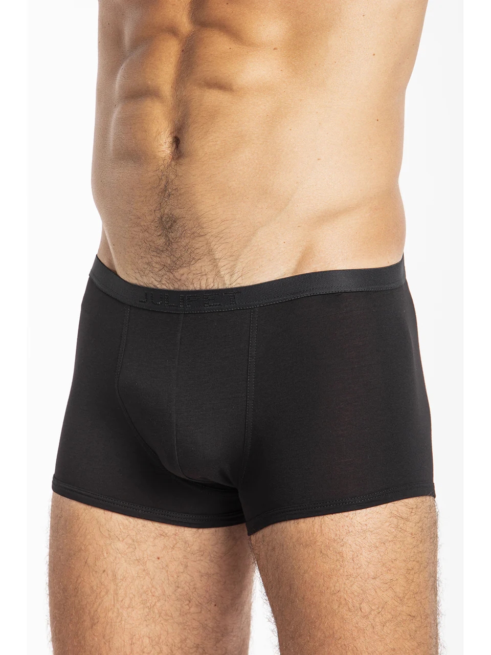 Ergonomic cut boxer briefs, second skin effect