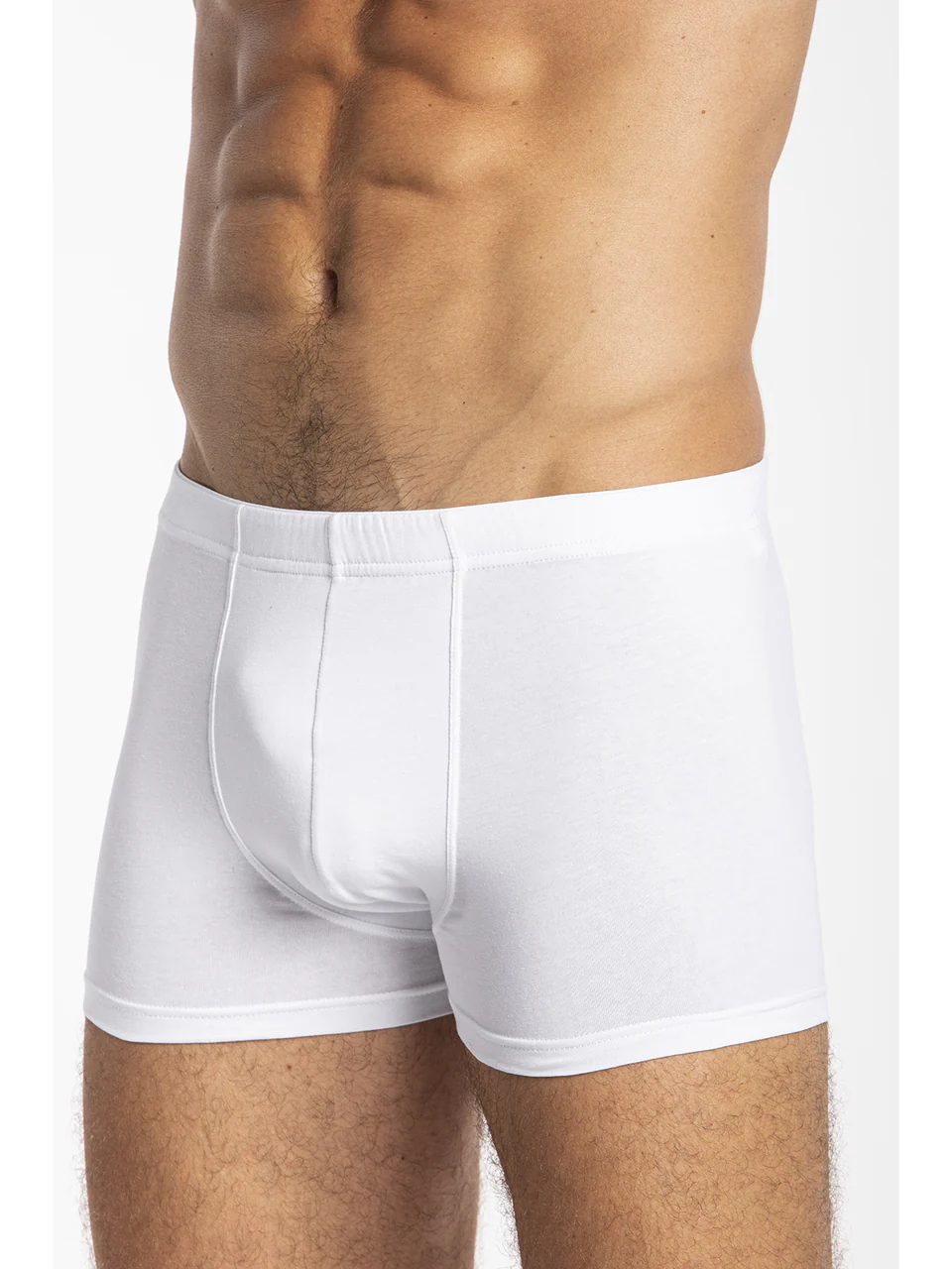 Stretch cotton jersey boxer shorts pack of two
