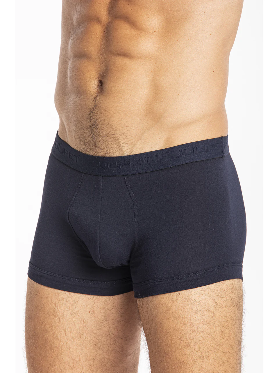 Long boxers in stretch cotton jersey, two-pack